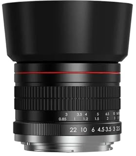 Objectif Portrait à Mise au Point Manuelle Compatible avec Monture Canon EF 85 mm F1.8 for Plein Format(E Mount)