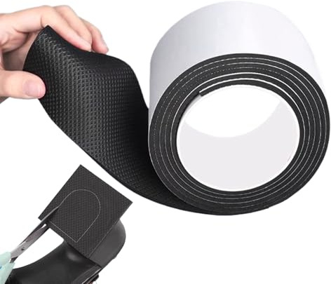 Halkfria Självhäftande Gummikuddar – 100×5cm Hälbottenskydd | Anti-slip Självhäftande Skokuddar För, Kontor, Skola, Resor Och Dagliga Evenemang