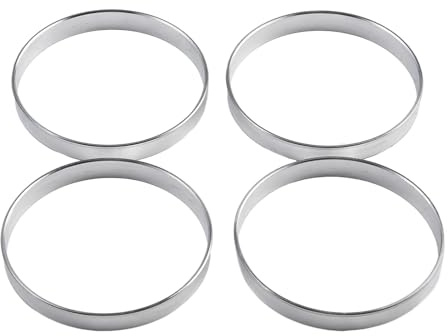 LUOKEKE Centreringsringar i aluminium för bilhjulnav, centerringar för hål, distanshållare 72,6 mm för 74,1 för
