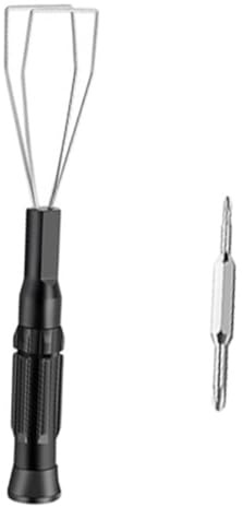 TOPPERFUN Extractor de Teclas Práctico y Conveniente Negro de Aleación de Aluminio y Plástico para Quitar Teclas para Teclado de Mouse y Teclado