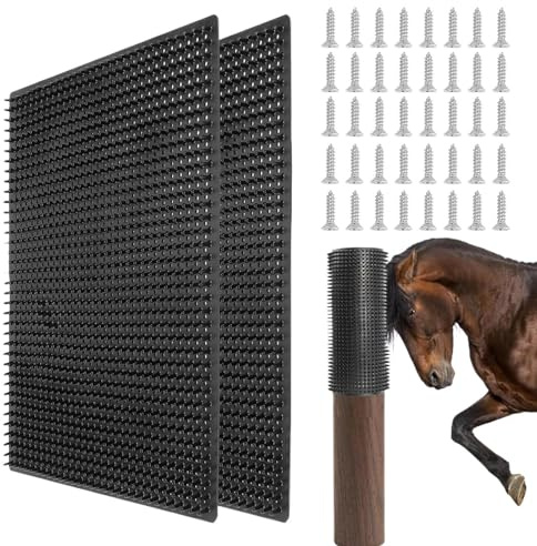 Skrapborste för lantbruksdjur och häst Leksaker för att underlätta | 2-delars massageborstar för häst och nötkreatur för boskap, får, kor, hund, djurlekp