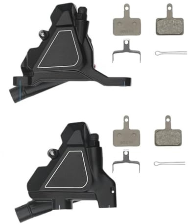 UR300 Hydraulisk skivbromsok Flat Mount Dual Piston Road Stadscykel främre bakre bromsok med belägg(UR300 With B05S)