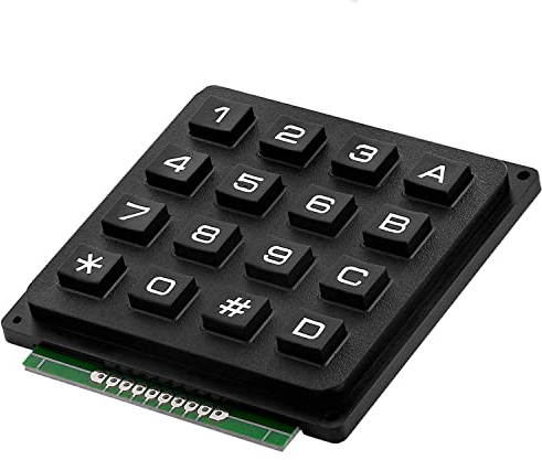 AZDelivery 4x4 Matrix Array 16 Switch Keypad Keyboard Module compatible with Arduino Including E-Book!