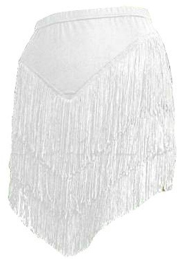 Damen Lateinischer Rock Tango Rumba Dancewear Ballroom Fransen Quasten mit Shorts Innen