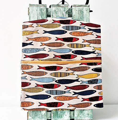 Linen Cotton Peg Bag Peg Storage Clothespin Bag Sardines