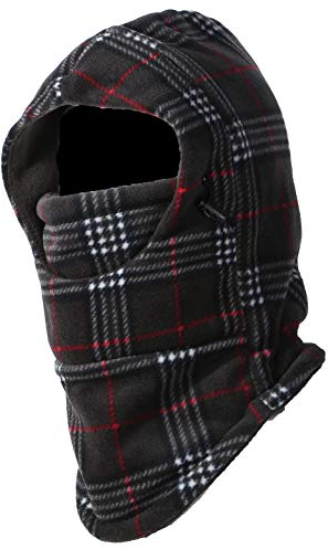 EchinodonKinder Sturmhaube Sturmmütze 4-14 Jahre Schalmütze mit Gummizug Fleece Schlupfmütze Sturmmaske Winter Outdoor