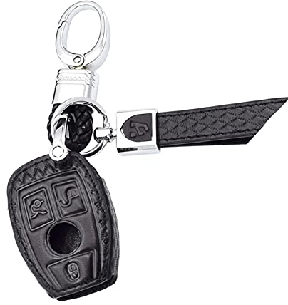 VIdisp Schlüsselabdeckung, passend für Mercedes-Benz W203 W204 W211 CLK C180 E200 AMG