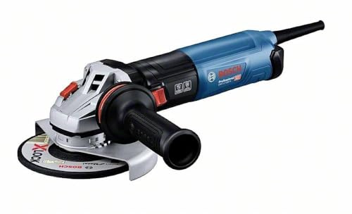 Bosch Professional vinkelslip GWS 17-150 S (1 700 watt, stödhandtag, sprängskydd, löstagbart kapskydd, dammfilter, stiftnyckel, fästfläns, spännmutter, i kartong)