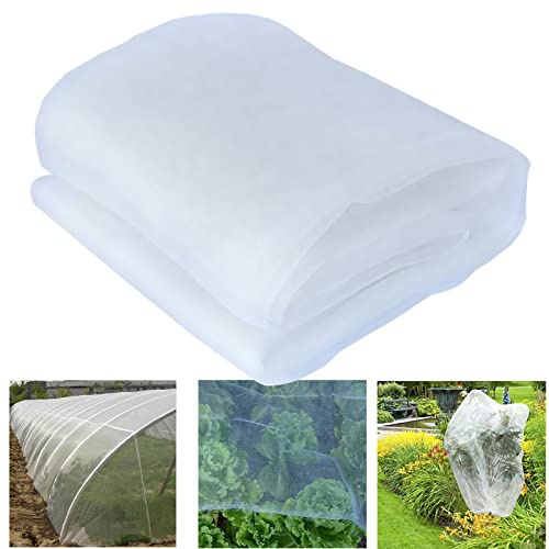 Filets pour Jardin,4x4m Filet de Protection Contre Les Insectes et Les Oiseaux,Plantes Maille de Croissance Tunnel Filet Fine,pour la Protection des Graines,Fleurs et Fruits,Blanc