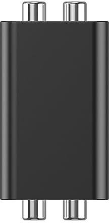 Kahdsvby 1 Pezzo Isolatore di Rumore del Loop di Terra Rumore Ronzio Ronzio Filtro RCA Soppressore di Rumore Isolatore Audio per PC