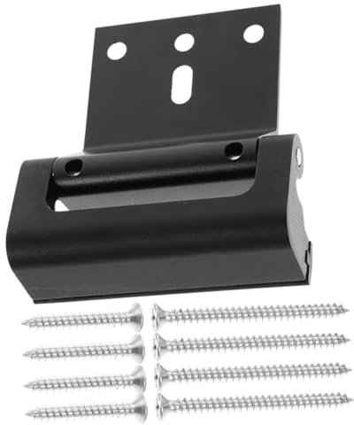 Verrou de Sécurité pour Porte en Métal Noir, Anti-effraction