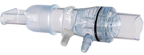 Portex EzPAP Atemwegs-Überdrucksystem mit Mundstück zur Stärkung des Atemsystems, mit Anschluss für Flowmeter, Einpatientenlösung