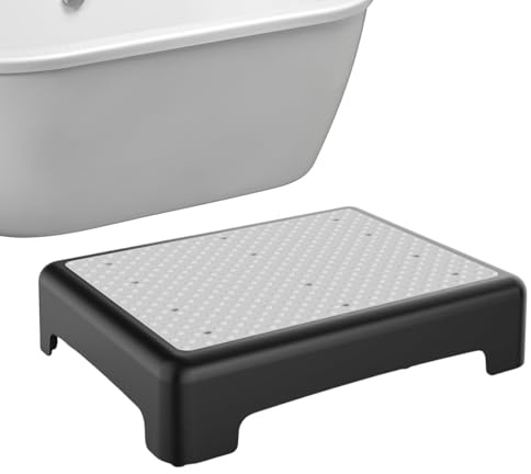 Gacqpli Sgabello Per Gradini Per La Mobilità - Piattaforma Per Gradini Per La Mobilità Antiscivolo, Alzata Per Scale Mezzo Gradino, Assistente Per Scale Portatile Per Doccia, Vasca Da Bagno, Auto