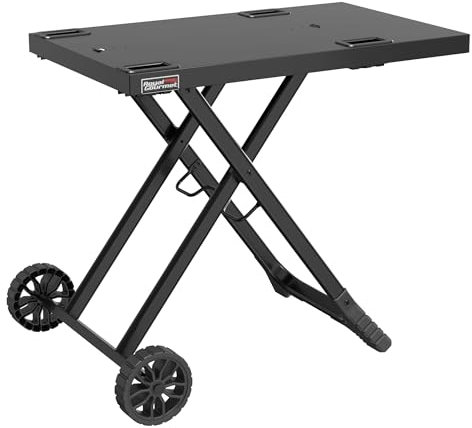Royal Gourmet GT2201C-E Carrello Pieghevole per Barbecue Portatile, Carrello Pieghevole per Piastra con 2 Ganci per Serie GT2005-F, Adatto per Il Campeggio, Piano del Tavolo, 79 x 46,8 cm