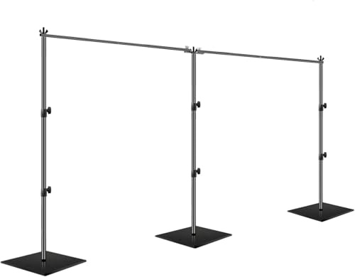 EMART Hintergrund Ständer mit Sockel 2,1x6M Verstellbar Hintergrundsystem | Hintergrundsystem, Verstellbaren, Hochzeiten, Rohren, Drapierungen, Geburtstage