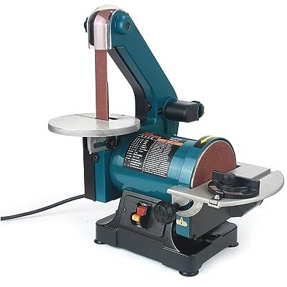 Rock Tumbler Machine 300W Polishing Grinding Sanding Machine, 125mm Sand Disc, Woodworking Desktop Sander Grinder Polisher for Grinding and Drilling.