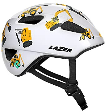 LAZER Pnut 2.0 KinetiCore Kids Bike Helmet, Lightweight Bicycling Helmet for Children, Youth Unisex Cycling Head Gear, Diggers, One Size