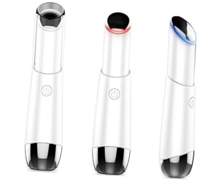 SOESFOUFU Electric Eye Massager for Wrinkle Removal and Anti-aging, Compact White Massage Device with Abs and PC Material, Promotes Absorption and Can Be Used with Skin Care Products