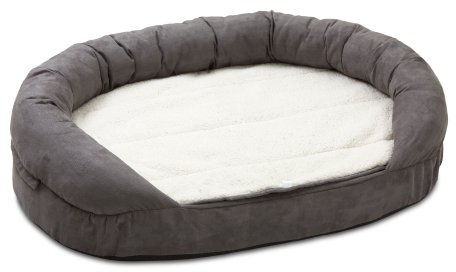 Karlie Liegebett Ortho Bed, oval, grau L: 72 cm B: 50 cm H: 20 cm grau