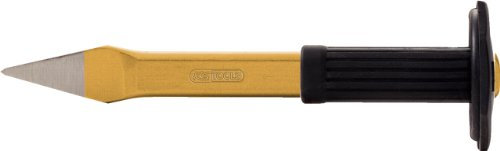 KS Tools 162.0293 Kreuzmeißel mit Handschutzgriff, flach oval, 250mm