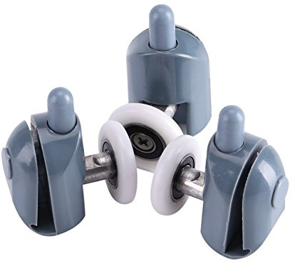 Lot De 8 Rouleaux De Porte De Douche TOPINCN - Pour Porte De Douche - 25 mm - Facile à Installer | Lot de 8