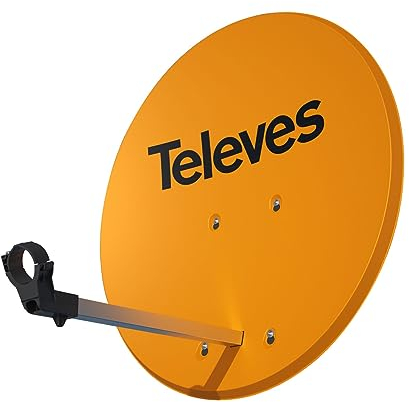 TELEVES - Antena Parabólica Isd 830 De Aluminio En Color Naranja