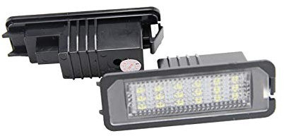 Kennzeichenbeleuchtung 2x Auto Light 7 Xenon White Number Kennzeichen Licht Kit Fehlerfreie Auto-Styling für MK5 GTI MK6 MK7 Golf 5 Glof 6 Golf