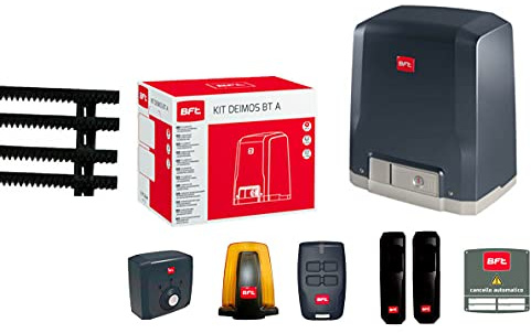 ECI ELETTROFORNITURE ECI ELETTROFORNITURE BFT KIT DEIMOS BT A600 CANCELLO SCORREVOLE 600KG R925270 00002 + 4MT CREMAGLIERA