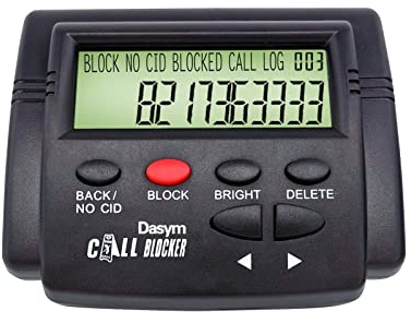 Sunydog Anrufblocker für Festnetztelefone Telefon 2000 Anrufer-ID-Box Blockieren von One-Touch-Nummern Blockieren von Geräten Blockieren unerwünschter Robocalls und störender Anrufe