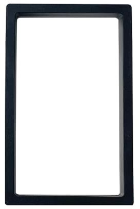 LXHZSY Schweberahmen 9 Stück Schmuck-Aufbewahrungsbox, Schattenbox, Präsentationsständer, 3D-Schwimmrahmen-Display-Halter(23cm)