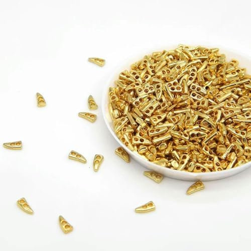100 Stück 7 mm kleine Knebelknöpfe aus Metall, Kleiderknöpfe für Spielzeugpuppen, Bastelzubehör für Minipuppen-Gold-7 mm, 100 Stück