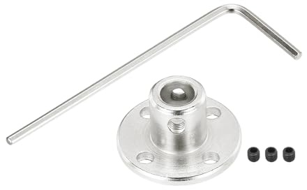 QUARKZMAN 4pz 6mm Flange di Accoppiamento Connettore Albero Rigido Modello Accoppiatore Accessorio per Albero con Mini Chiave Esagonale e Vite Fissaggio per Motori Modello RC