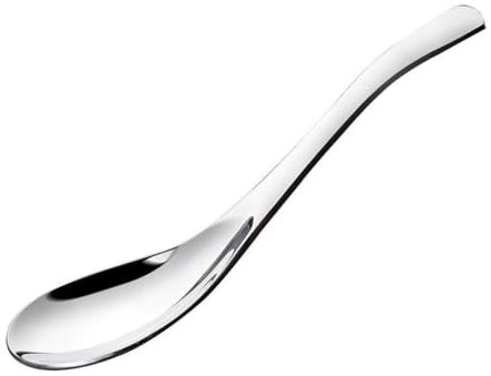 OWOHYG Scoop 4 Pcs Tablespoons Premium Food Grade Stainless Steel Spoons Mirror Finish Metal Dinner Spoons for Home Restaurant Soup Spoon (One Color M)