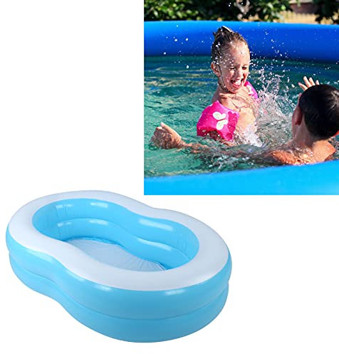Vomeko Piscine Gonflable pour Enfants de 60 Pouces, Mini Piscine, D urable, hautement scellée, sûre, respectueuse de l'environnement, Baignoire Ronde en PVC épais pour Enfants,