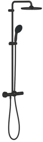 Grohe Duschsystem Tempesta 250 für Wandmontage, schwarz matt