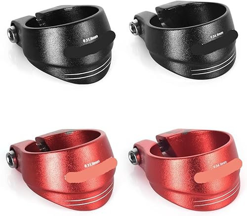 Abrazadera de sillín de bicicleta, abrazadera de sillín de liberación rápida, abrazadera de tubo de sillín de bicicleta de aleación de aluminio de 31,8 mm/34,9 mm Abrazaderas de tija de sillín de bici