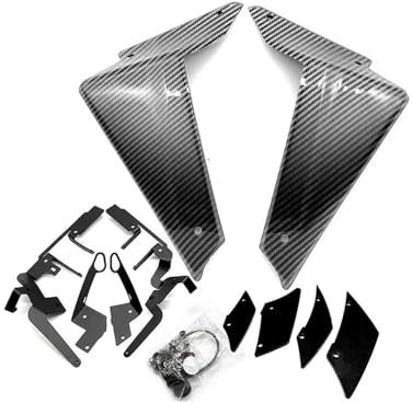 AZSUL Front Frontspoiler Für Y&amaha Für MT-09 SP Für MT09 Für MT 09 2021 2022 2023 Motorrad Sport Downforce Seite Spoiler Aerodynamische Wind Flügel Deflektor