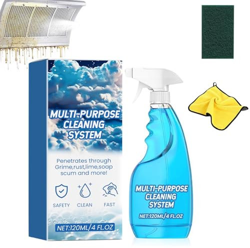 Splash Spray, Spray Tablets & Spray Bottle, Foam Spray All Purpose Cleaner for Kitchen, Splash Spray Tablets & Spray Bottle, Splash Spray Cleaner, Splash Foam Spray for Kitchens, Countertops (1pcs)