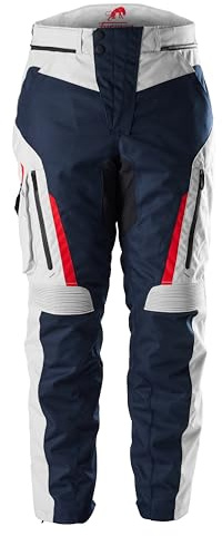 Furygan - CE-zugelassene Motorradhose - Wasserdicht mit D3O-Protektoren - Abnehmbares Thermofutter - Belüftet - Verbindungsreißverschluss