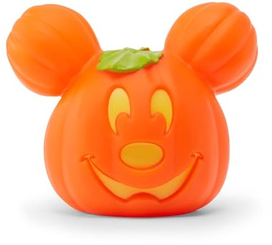 Disney Store Official Citrouille Lumineuse Mickey, 13 cm/5, décoration d'halloween d'intérieur, avec minuterie et Piles incluses