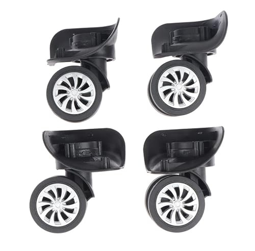 Universal Kofferrollen 4Pcs Koffer Gepäck Universal 360 Grad Schwenk Räder Trolley Rad Werkzeuge