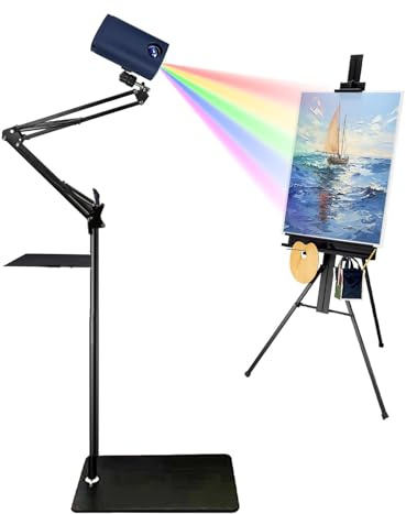 Generico Proiettore d'Arte Intelligente per tracciare Disegni, proiezione su Tela con Telecomando e Supporto, Ideale per artisti e hobbisti