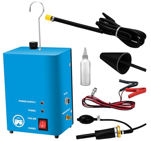 DC12V Kfz Nebelmaschine Lecksucher EVAP mit Eingebauter Luftpumpe, Pipeline-Kraftstofflecksucher Vakuum Testgerät für Autos, Motorräder, LKW, Boote, ATV und Schneemobile