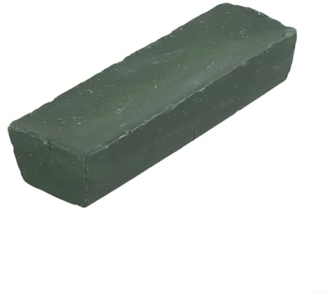 Grüne Polierpaste für Metall-Polierwachs, 112 x 34 x 25 mm, Schleifpaste für Edelstahl, Kupfer, Aluminium – Packung