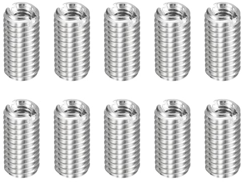 QUARKZMAN Einschraubmutter M5 auf M3 x 10mm Gewindeeinsatz Edelstahl