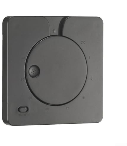Mechanisches Thermostat für Fußbodenheizung, 16A Kontrollschalter mit LED-Anzeige, Drehfußbodenheizungsthermostat für elektrische und wasserbasierte Systeme