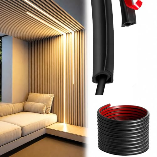 Goulotte Passe Câbles Flexible Et Adhésive Panneaux Acoustiques 10M 12X12Mm | Noir Cache-Câbles Goulotte AdhéSive Pour Dissimuler Les Câbles Protéger Le Câblage Et Organiser Les Cordons