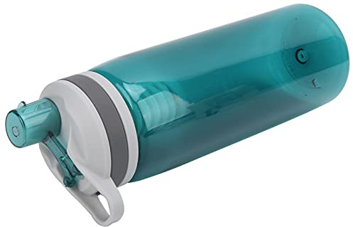 KKPLZZ Bärbar Vattenfilterflaska, 770 Ml Utomhusvattenrenare för Camping (Grön)