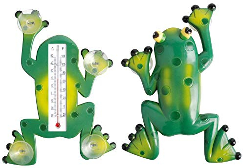 Fenster-Thermometer Frosch