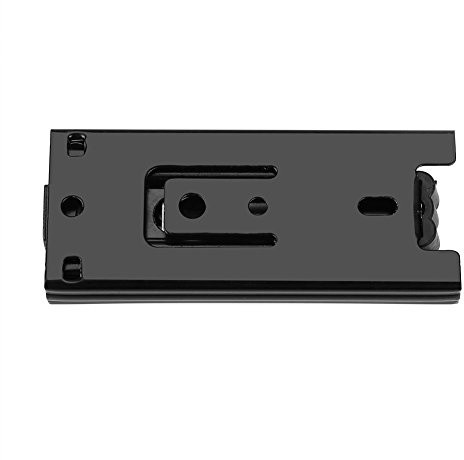 2 uds Mini cajones cortos deslizantes organizador de gabinete deslizante riel guía de muebles accesorios de armario de cocina de extensión completa (4 pulgadas)